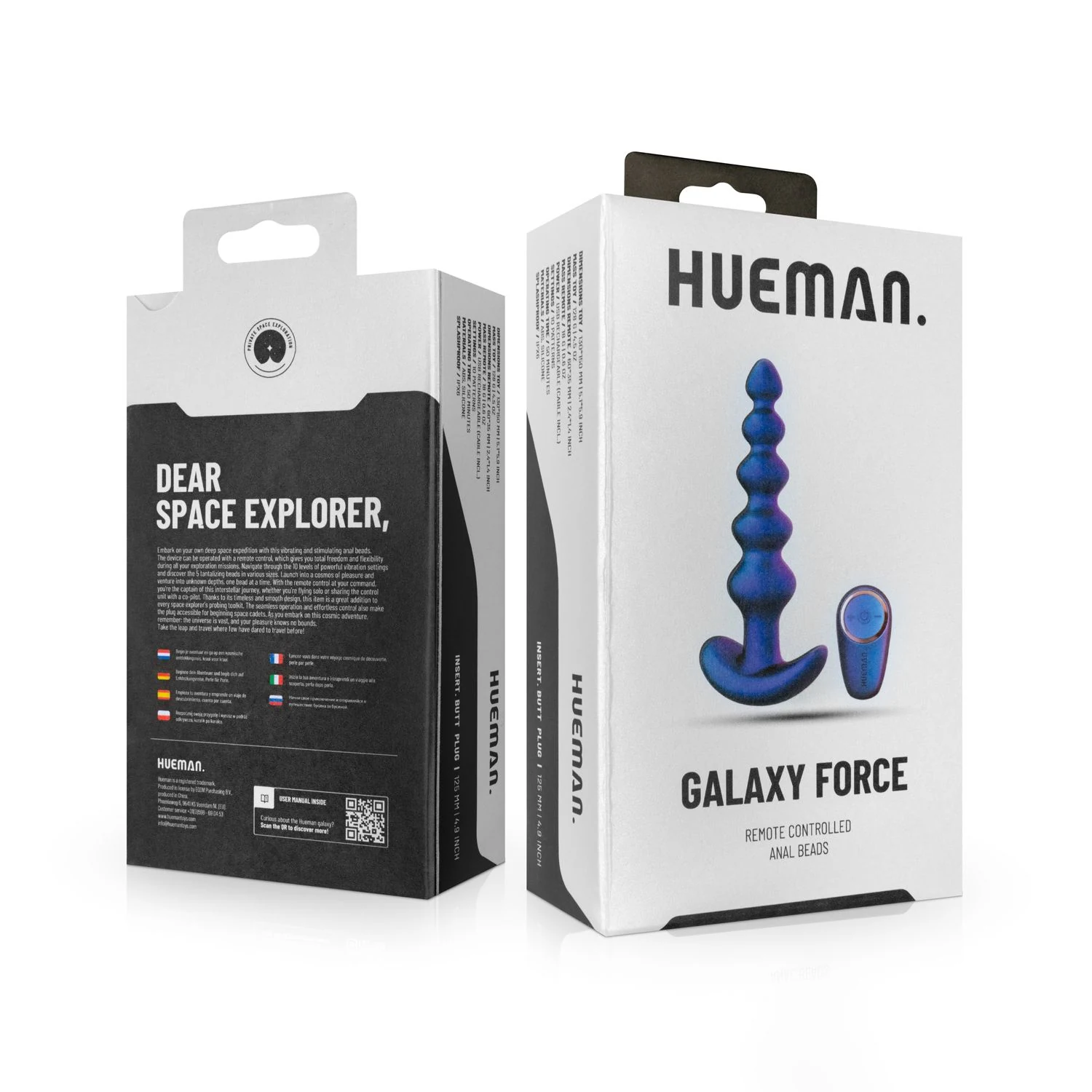 Vibrierender Analplug mit 10 Vibrationsstufen und Fernsteuerung