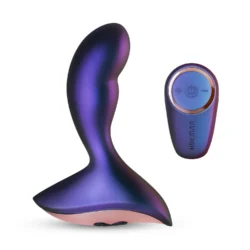 Hueman Intergalactic Prostata Vibrator in Lila mit kabelloser Fernbedienung