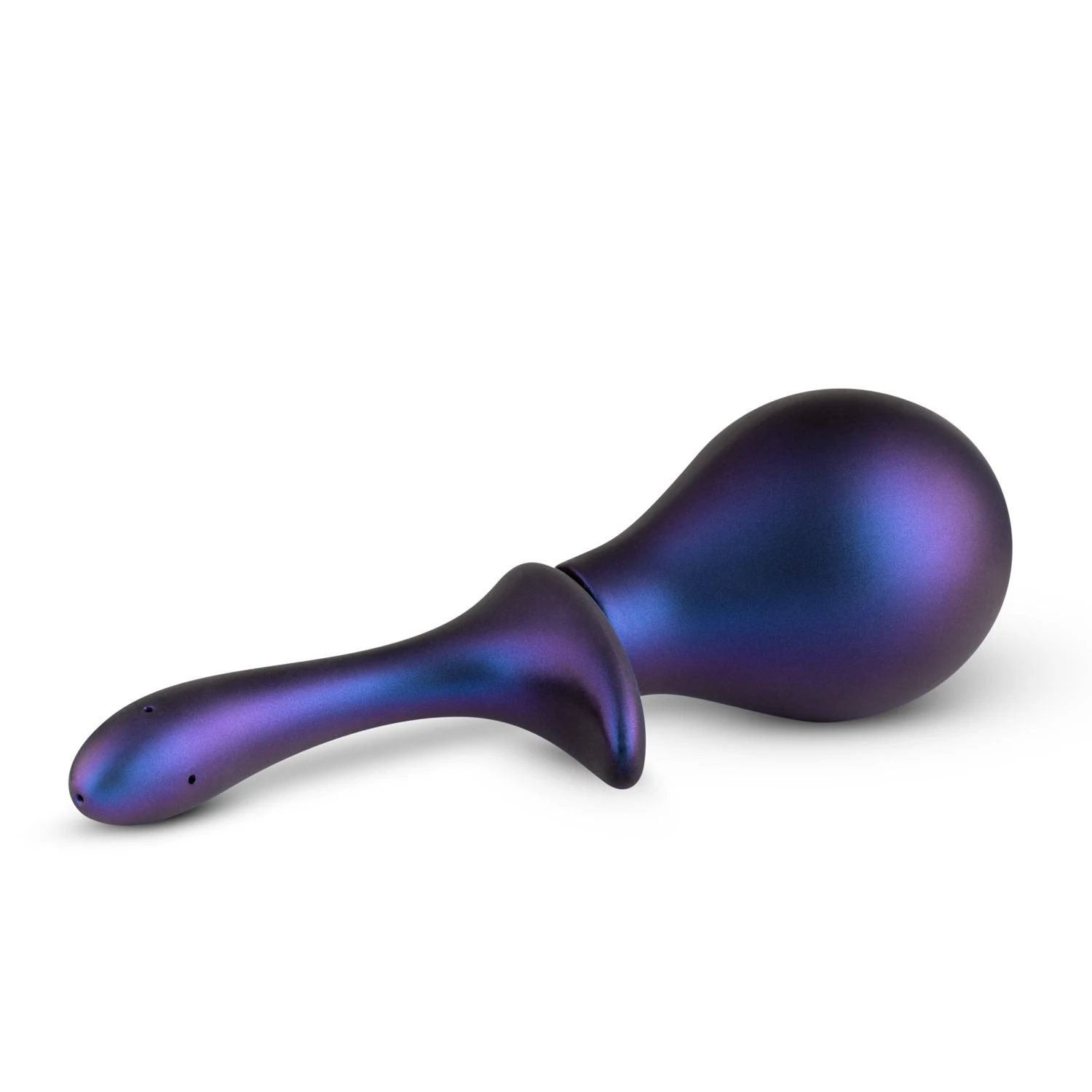 Hueman Nebula Bulb aus Silikon, wasserfeste Analdusche in Lila