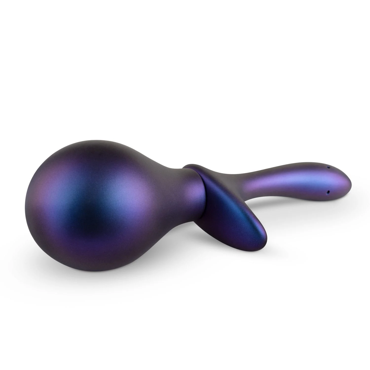Lila Bulb-Analdusche von Hueman mit 254 mm Länge