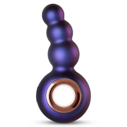 Hueman Outer Space vibrierender Analplug in Lila aus Silikon