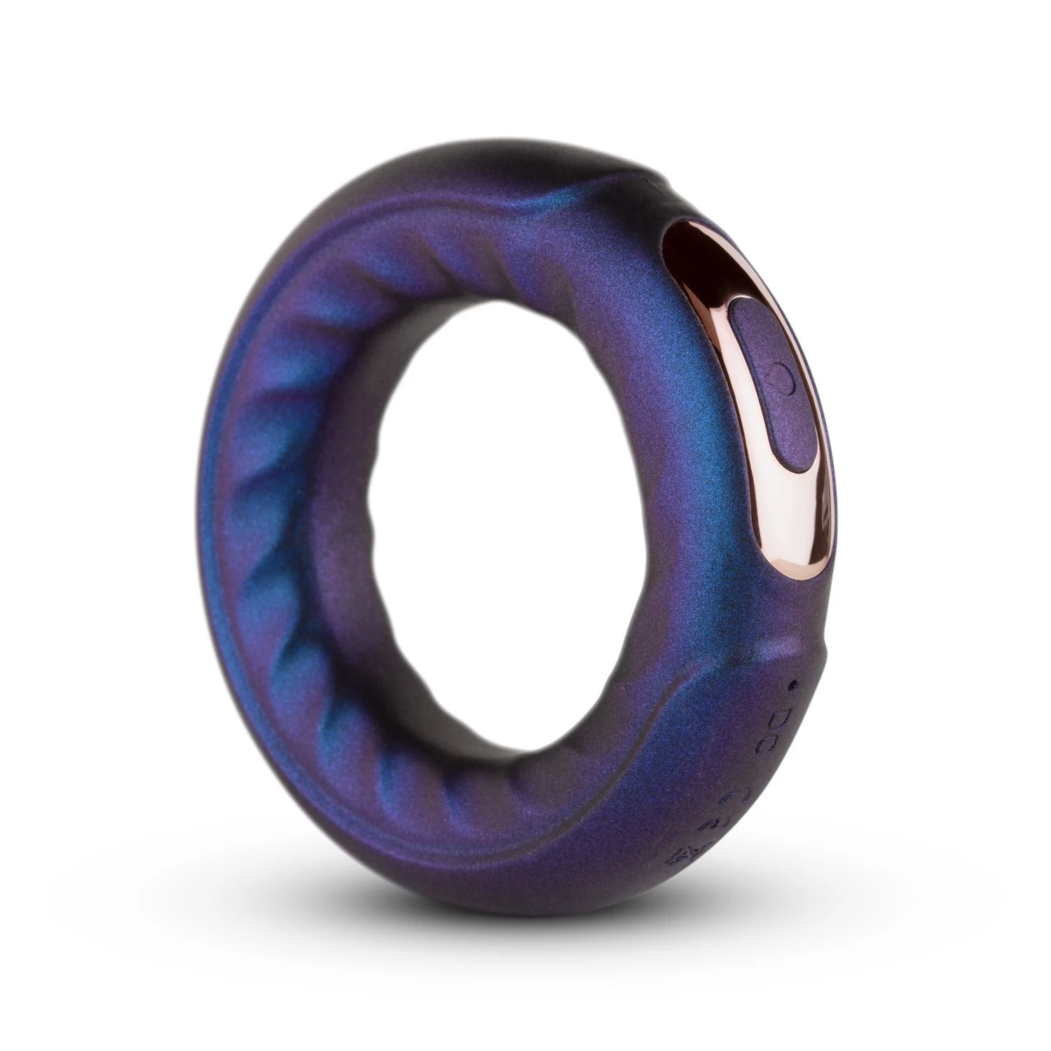 Hueman Saturn vibrierender Penisring mit Hodenring in Lila