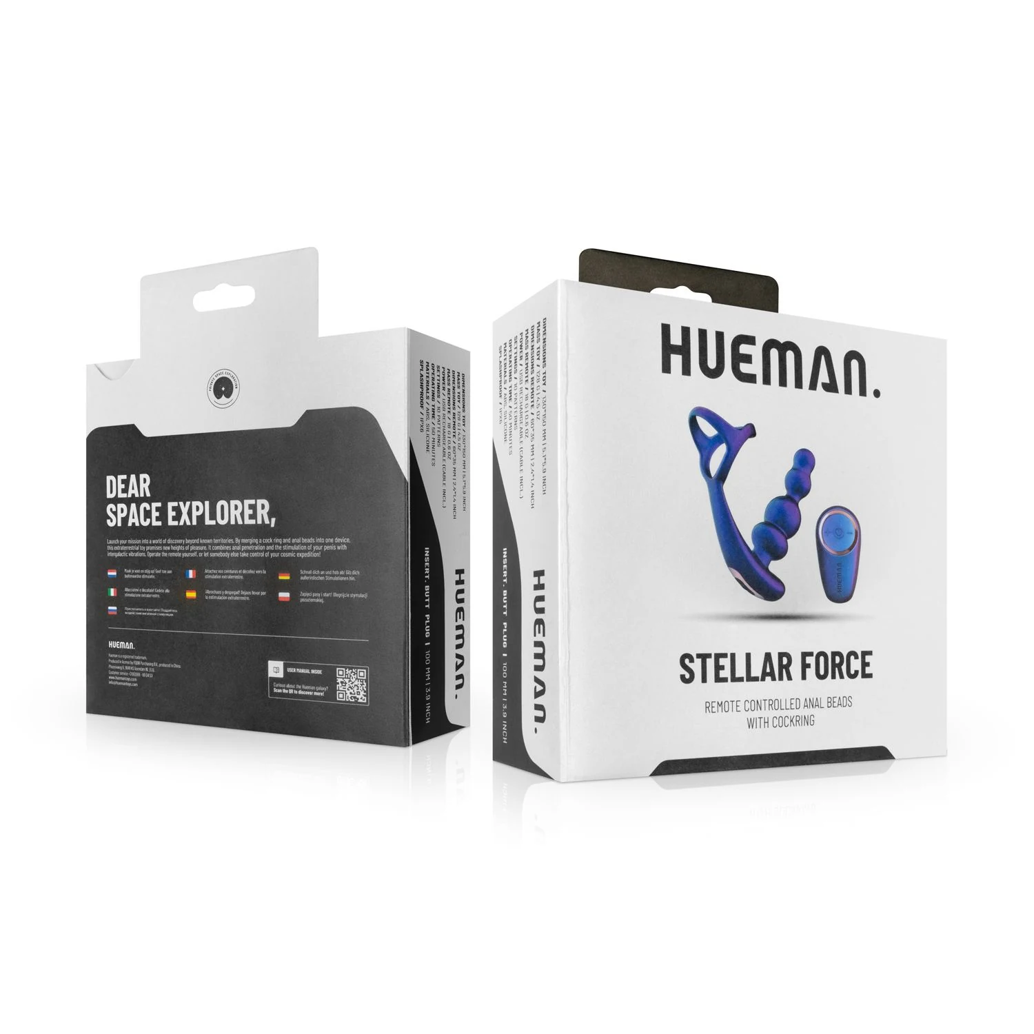 Stellar Force Toy mit Butt Plug, Penisring und verstellbarer Vibration