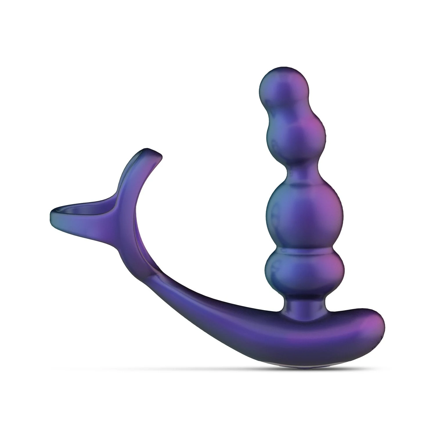 Hueman Butt Plug mit Cockring, 10 cm Einführtiefe und 3,4 cm maximalem Durchmesser