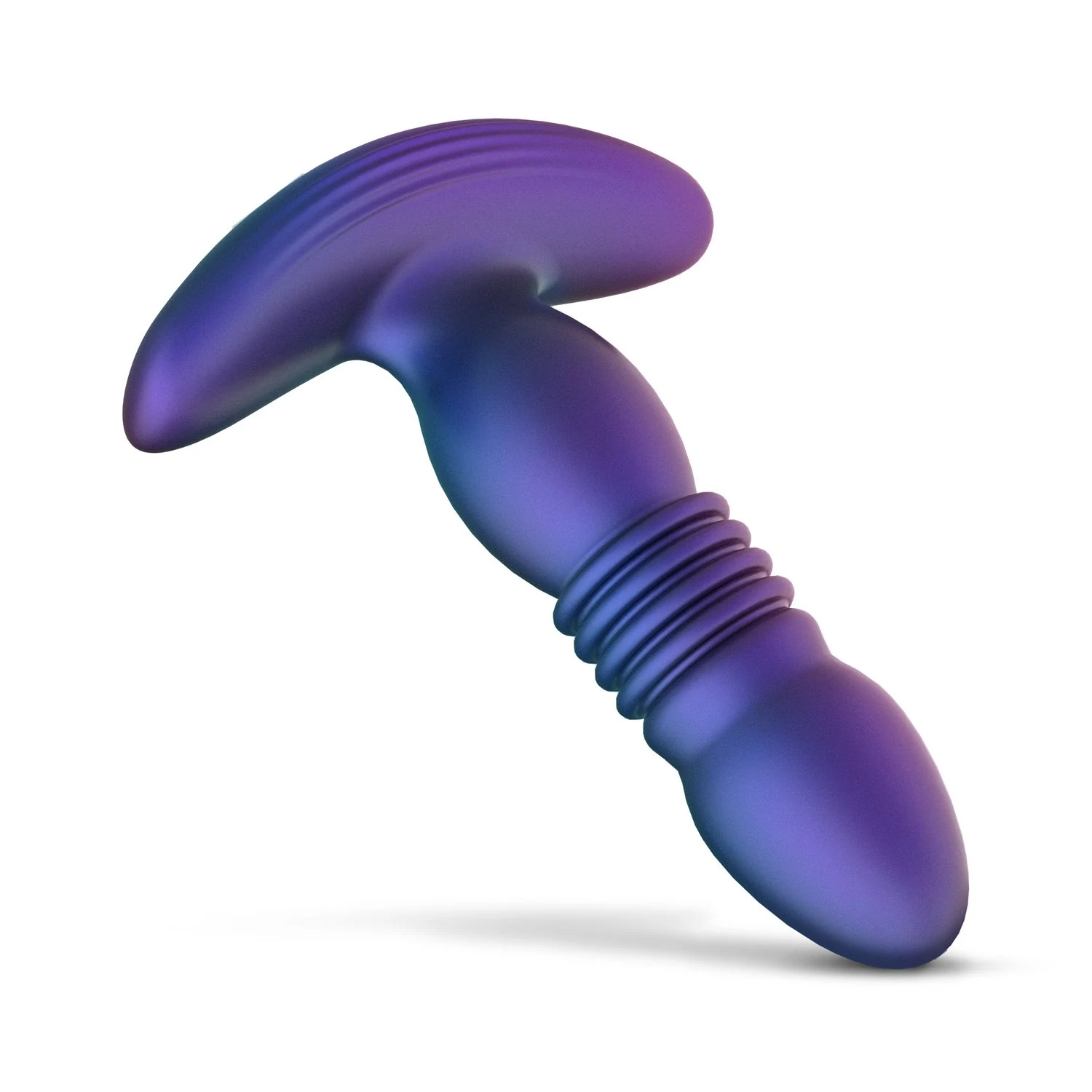 Stoßender Buttplug aus Silikon für den Anus