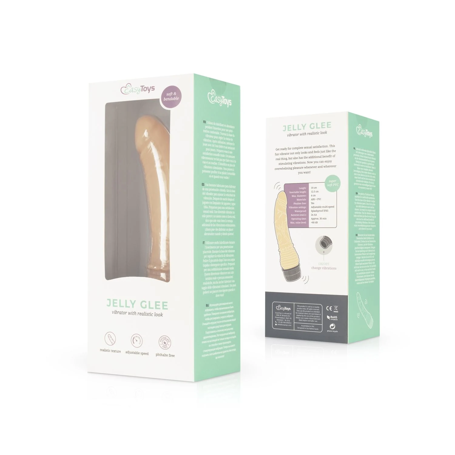 Realistischer Vibrator von Toys Vibe Collection mit flexiblem Schaft