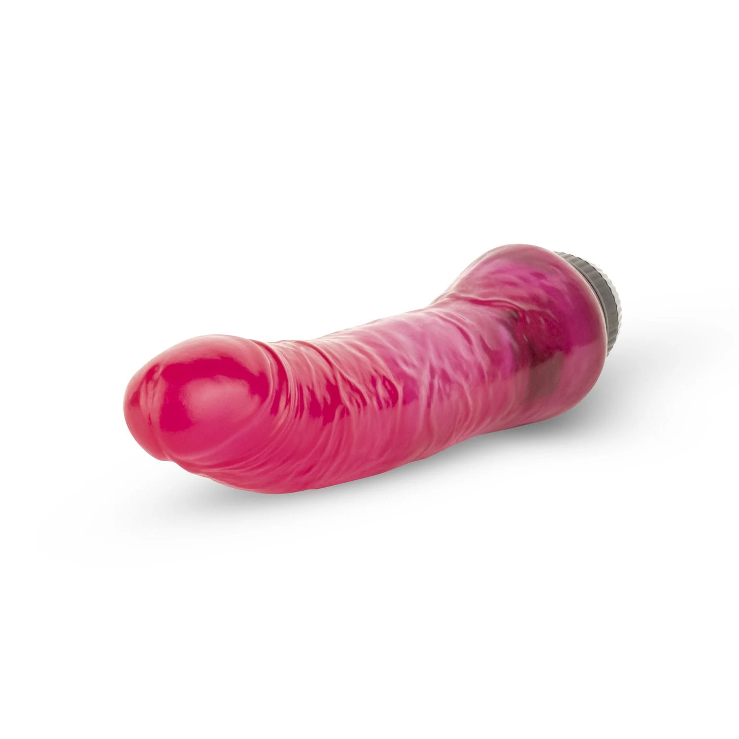 Jelly Passion Vibrator mit Drehknopf an der Basis für variable Steuerung