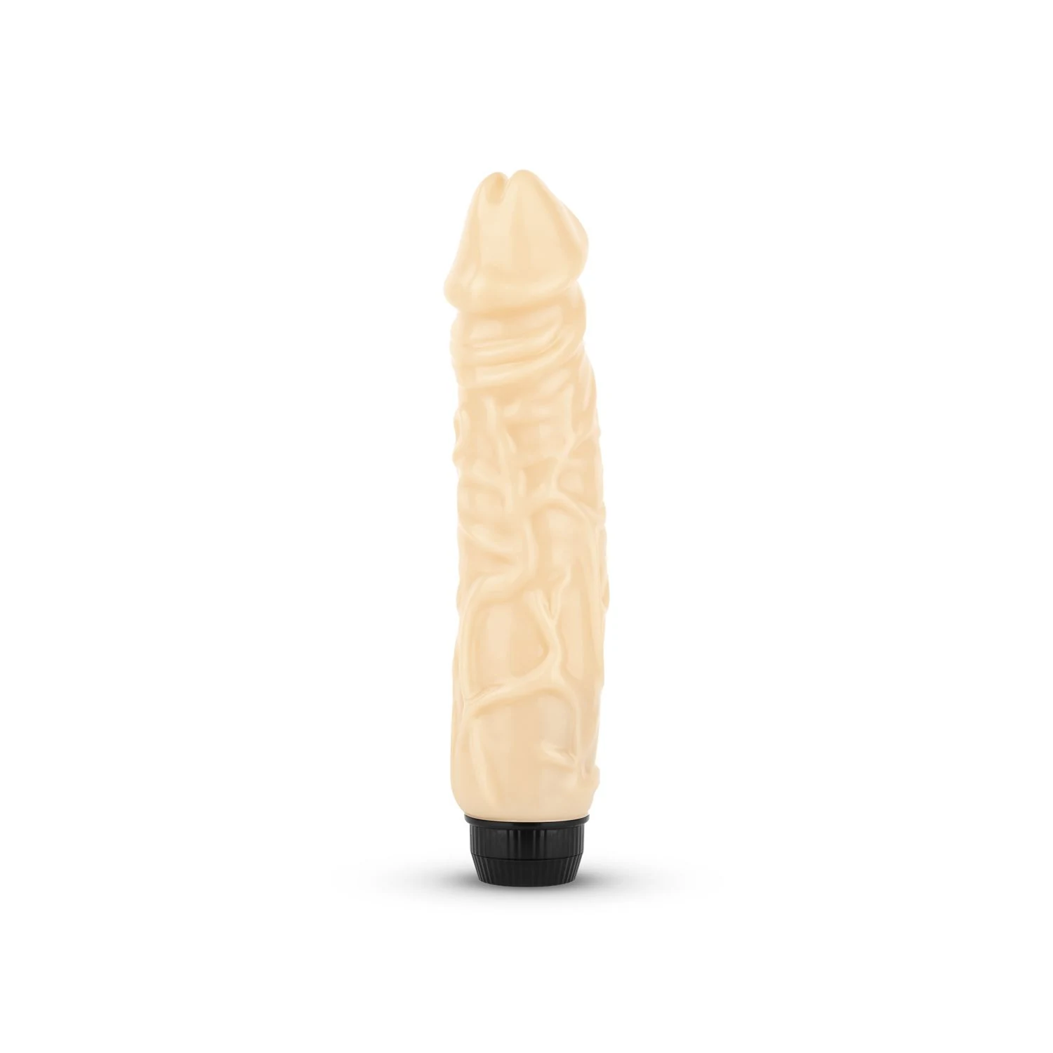 Jelly Supreme realistischer Vibrator 24 cm in Beige mit geädertem Schaft