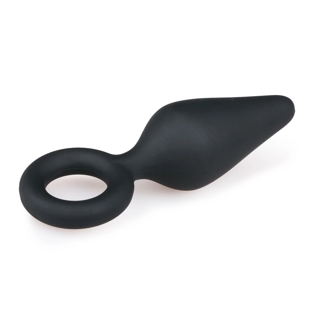 Schwarzer Buttplug für Beginner mit glattem Material und 30 mm Durchmesser