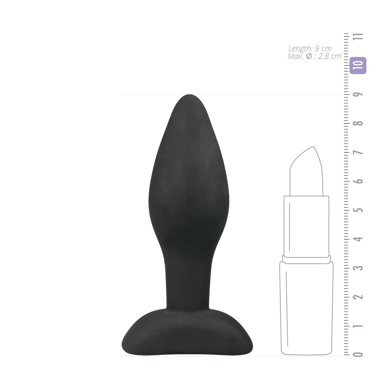Unisex Silikon-Analplug für anale Stimulation, geeignet für Anfänger