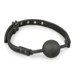 Toys Fetish Kugelknebel mit schwarzer Silikonkugel und verstellbarem Riemen