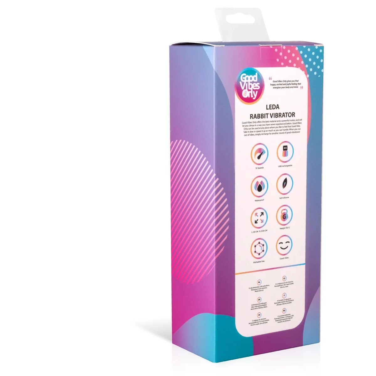Leda Rabbit Vibrator mit seidenweicher Oberfläche und guter Handhabung