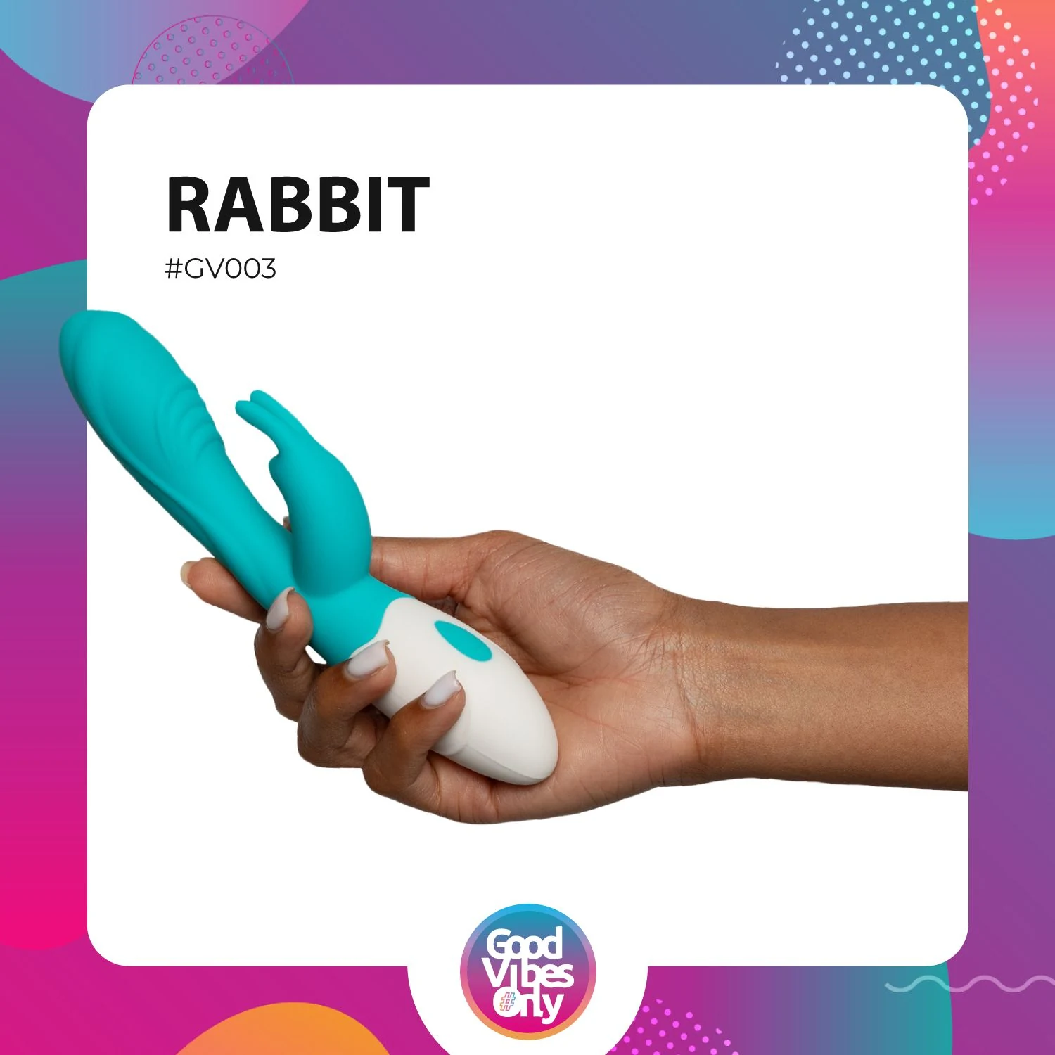 Rabbit Vibrator Leda mit 2 Motoren und 10 Vibrationseinstellungen für G-Punkt und Klitoris