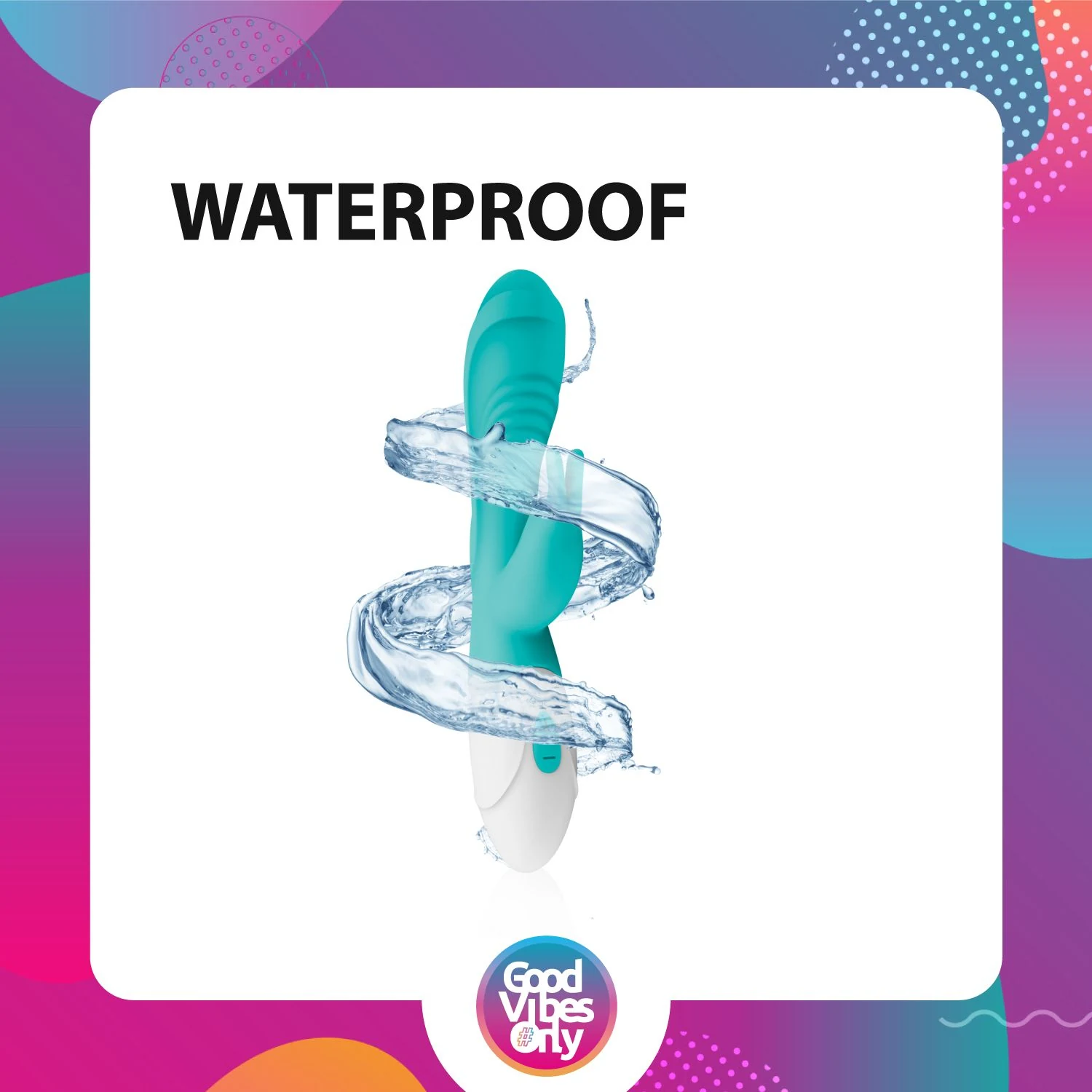 Leda Rabbit Vibrator für Vagina, G-Punkt und Klitoris von Good Vibes Only