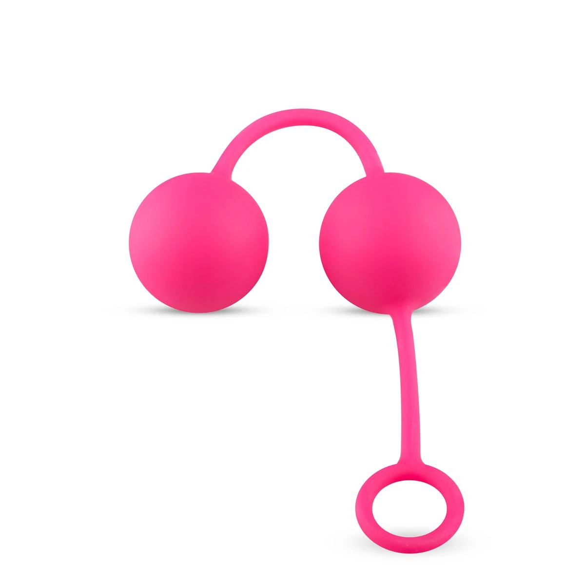 Liebeskugeln in Rosa mit Faden und Zugring zum Herausziehen