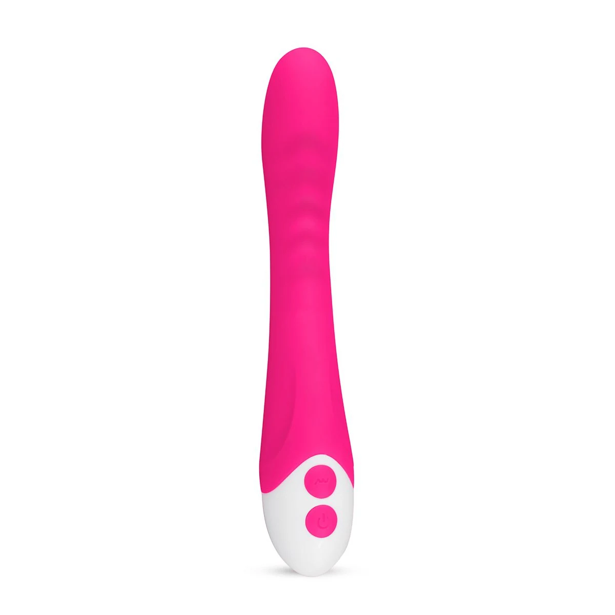 Lunar Vibe G-Punkt Vibrator Pink mit geripptem Schaft