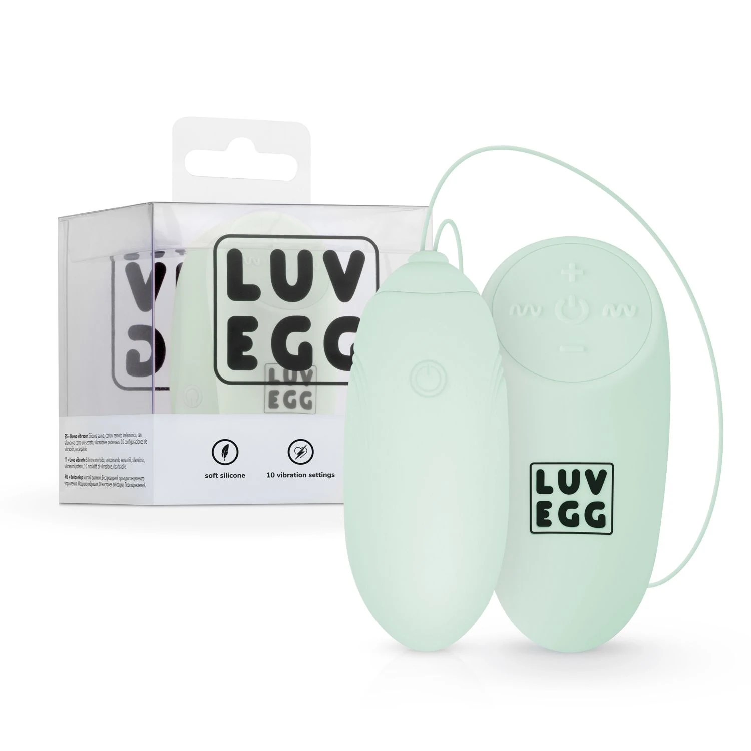 Wiederaufladbares LUV EGG Vibro-Ei in Grün