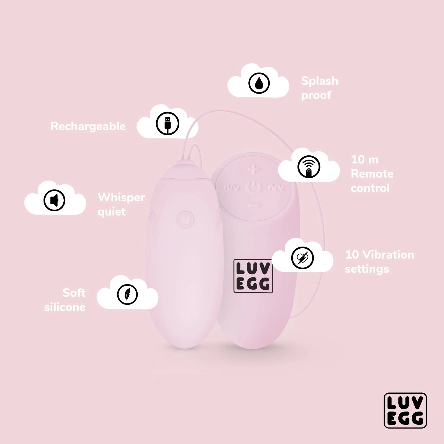 LUV EGG Sexspielzeug für Sie in Rosa