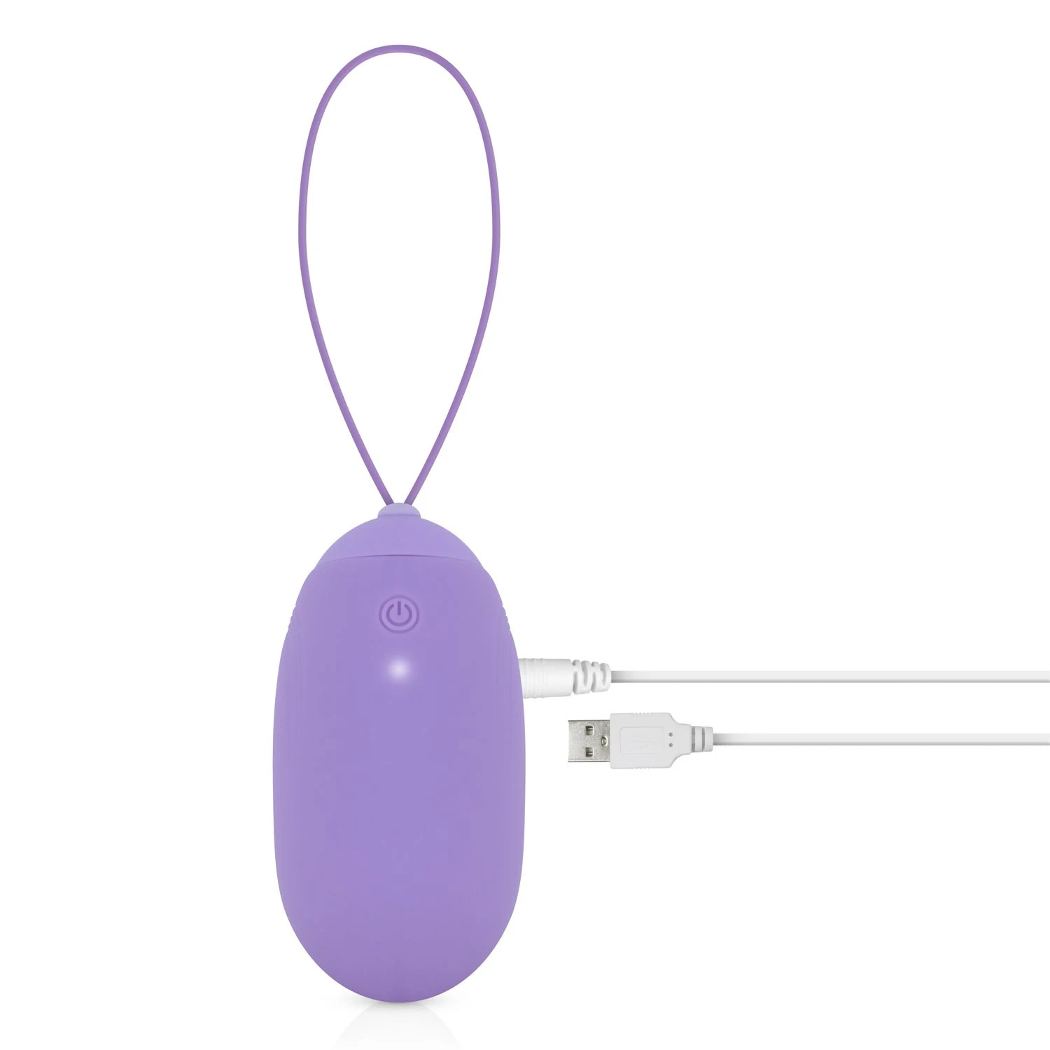 Lila Vibro Ei mit 80 mm Einführtiefe