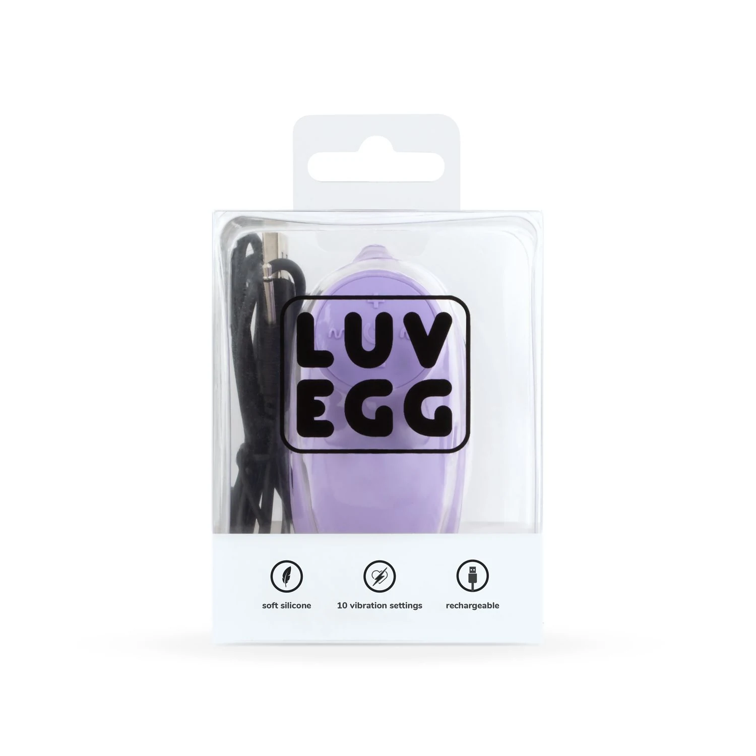 LUV Egg XL Violett mit Fernsteuerungsabstand 1000 cm