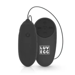 LUV EI Schwarz als Vibro Ei mit Fernbedienung und kompakter Form