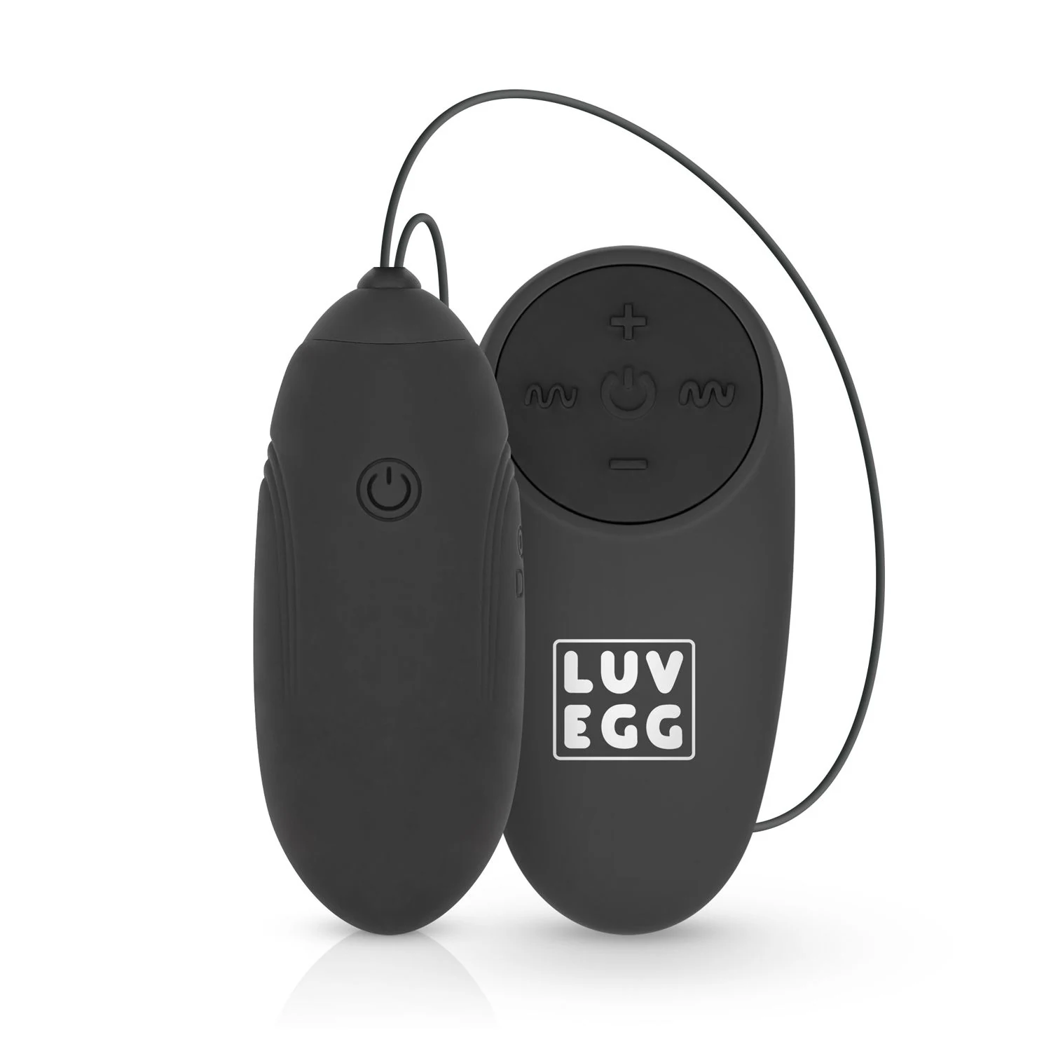 LUV EI Schwarz als Vibro Ei mit Fernbedienung und kompakter Form