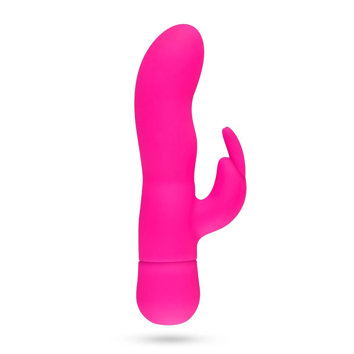 Gebogener Mad Rabbit Vibrator Rosa mit glatter Silikonoberfläche