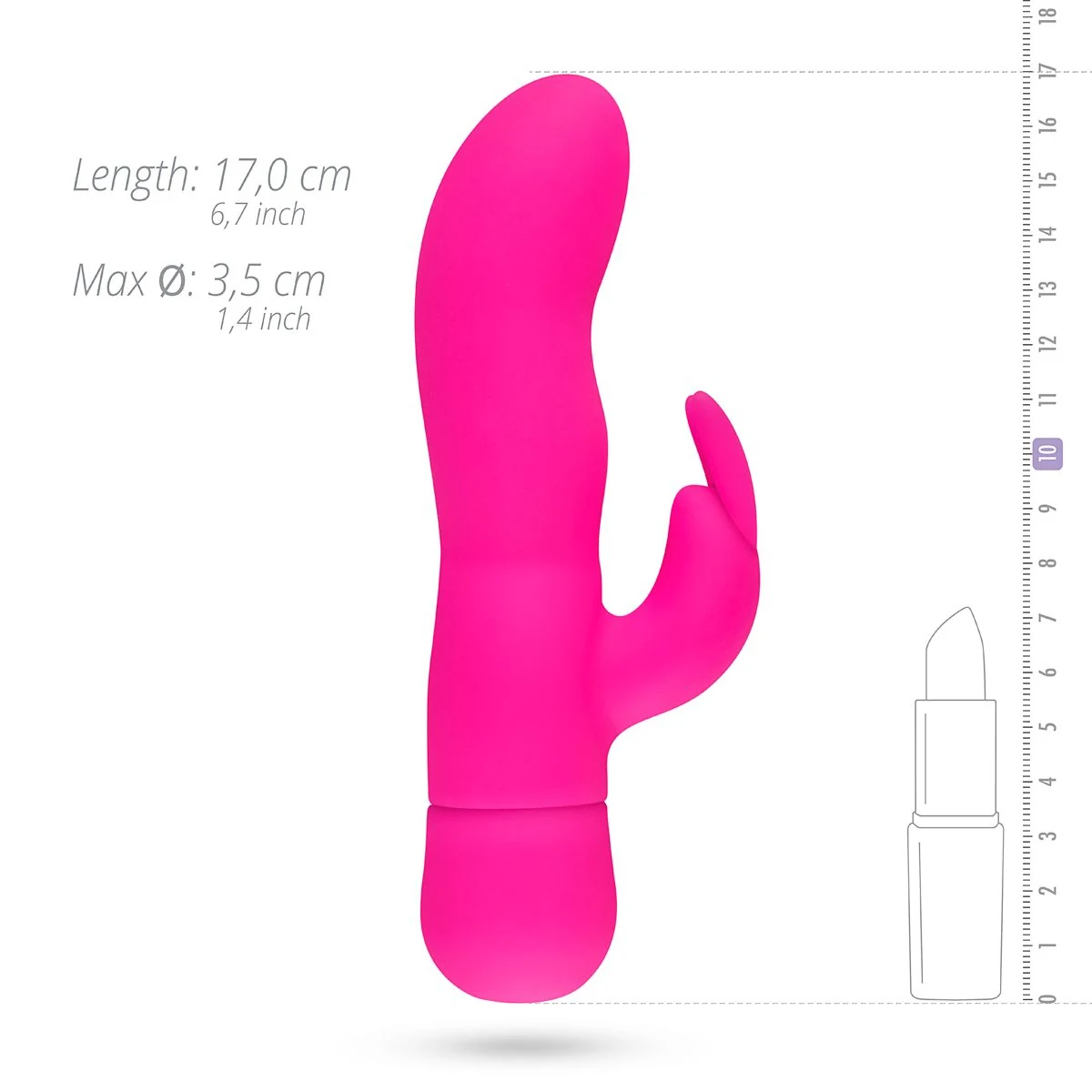 Mad Rabbit von Toys mit flexiblem Arm und verstellbarer Vibration