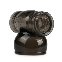 Schwarzer Masturbator Aufsatz für Wand Vibrator von Toys Wand Collection