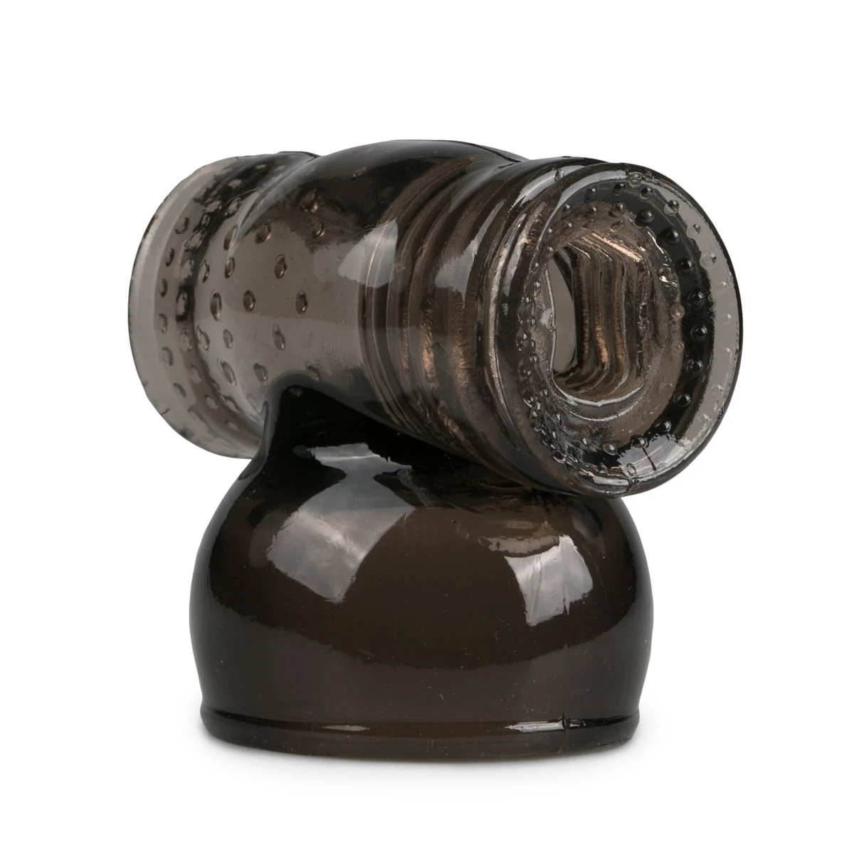 Schwarzer Masturbator Aufsatz für Wand Vibrator von Toys Wand Collection