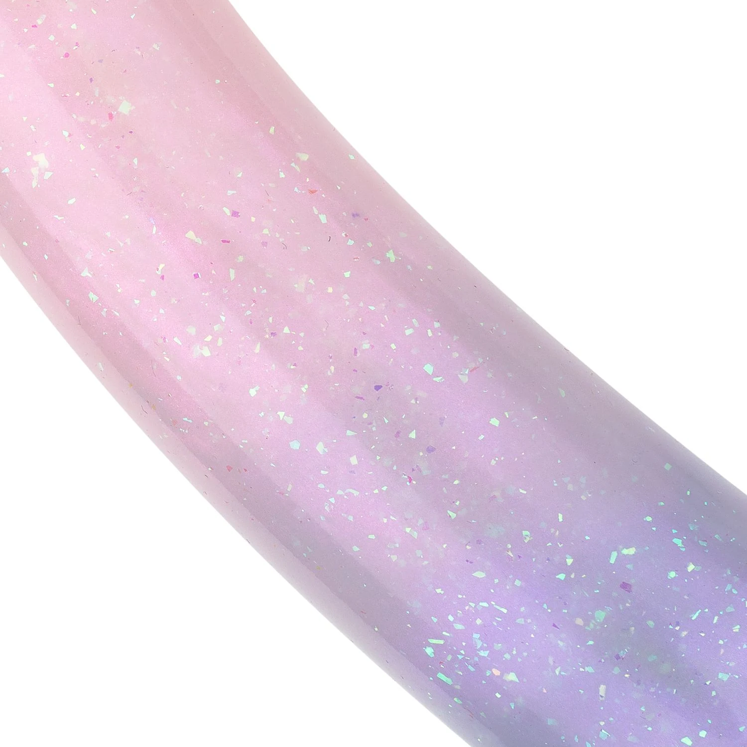 Weißer Dildo mit Saugnapf aus biegsamem Gel-Material