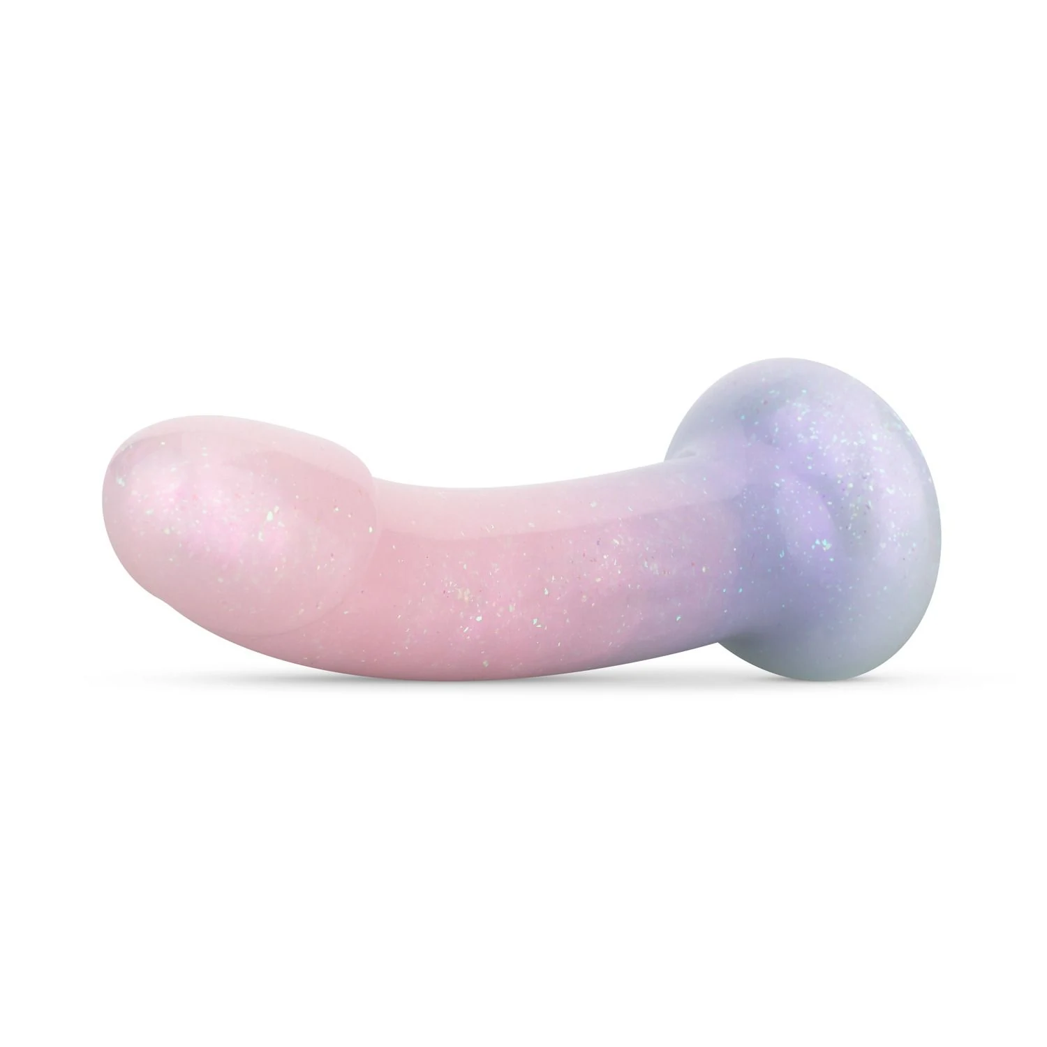 Biegsamer Dildo mit Glitzerdetails und 33 mm Durchmesser
