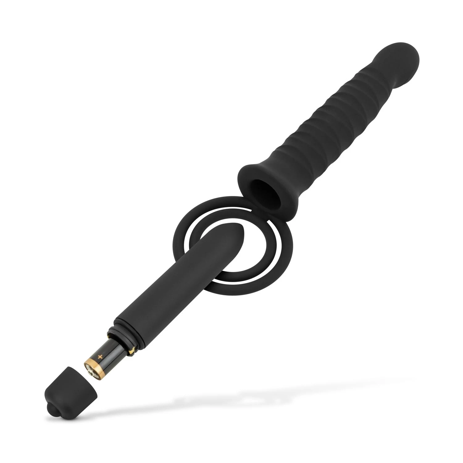 Men Only Dildo mit Penisring, 125 mm Länge und 22 mm maximalem Durchmesser