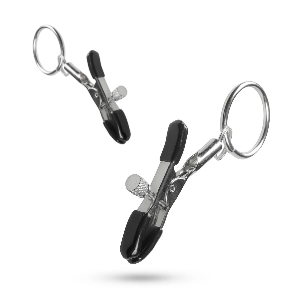 Toys Fetish Metallnippelklemmen mit Schrauben zur Druckanpassung