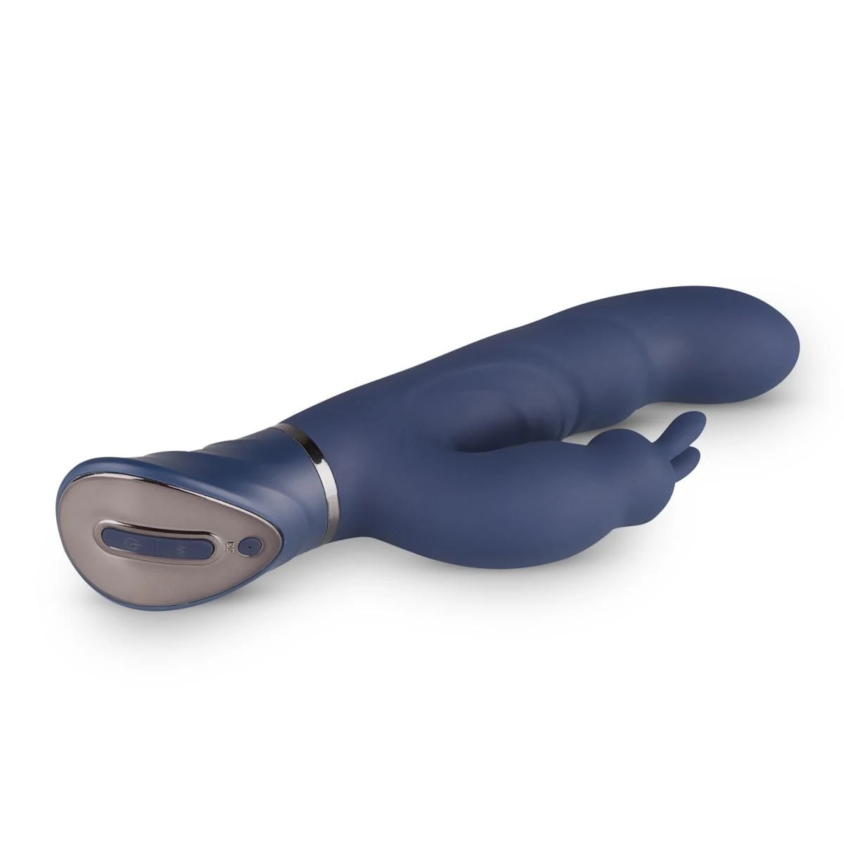 Blauer Rabbit Vibrator mit Hasenohren für Klitoris- und G-Punkt-Stimulation