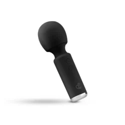 Mini Vibe Stabvibrator Schwarz mit kompakter Form und weicher Spitze