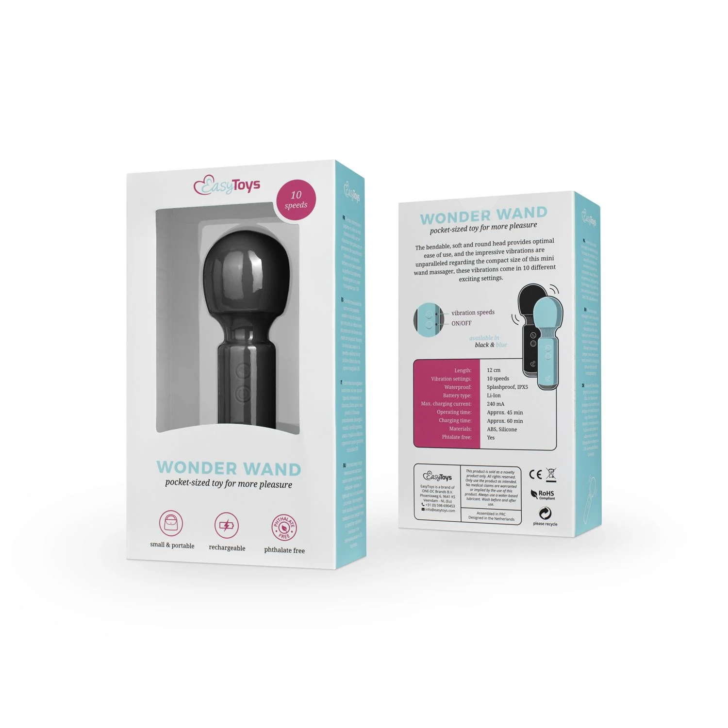 Schwarzer Mini Vibe Stabvibrator von Toys Mini Vibe Collection