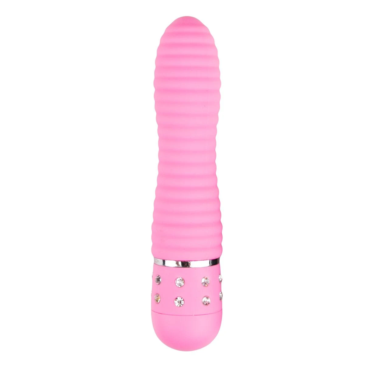 Mini Vibrator geriffelt in Pink von Toys mit kompaktem Format