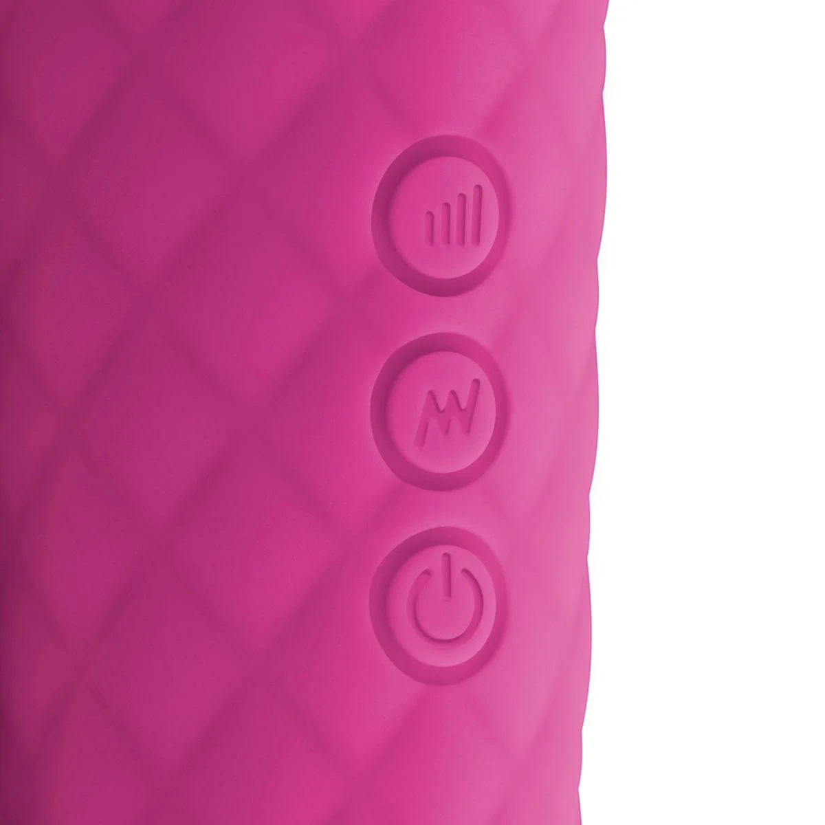 Toys Mini Wand Vibrator in Rosa mit Druckknopf-Bedienung