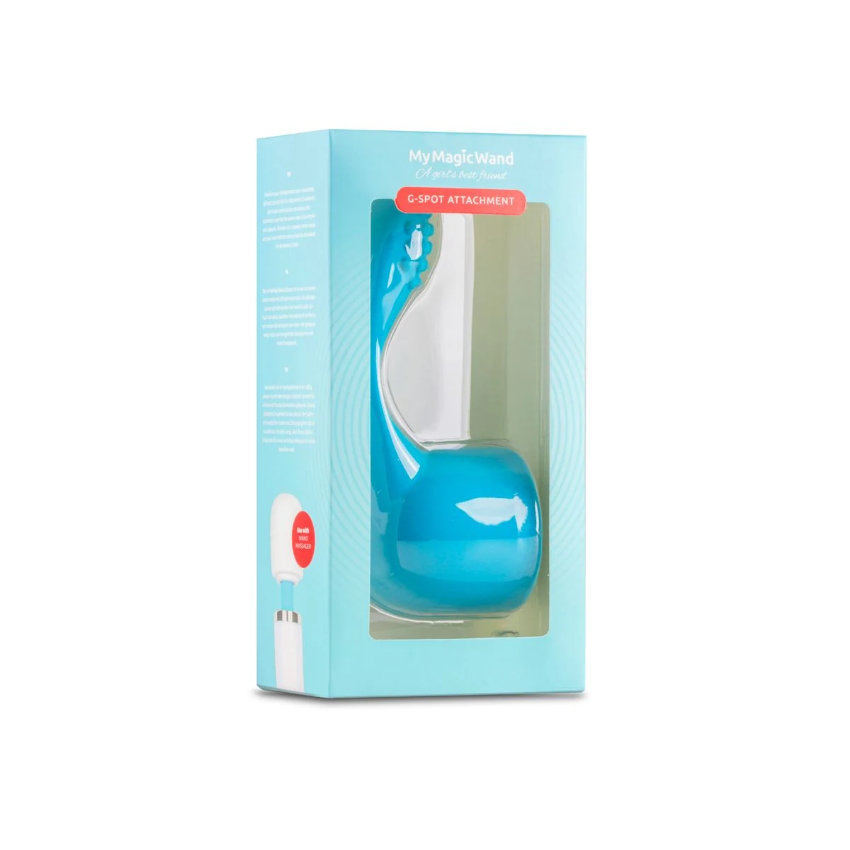 MyMagicWand Aufsatz Blau, einfach aufzusetzen und abzunehmen
