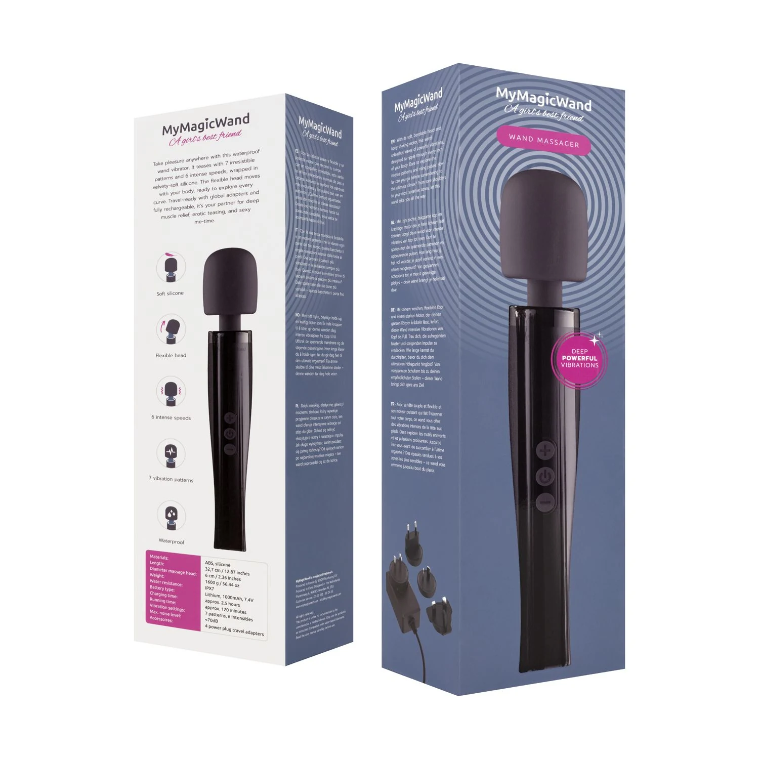 MyMagicWand Dynamite Grau für Klitoris- und Vaginastimulation