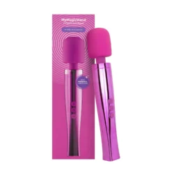 MyMagicWand Wand Massager Pink in Rosa mit weichem Silikonkopf