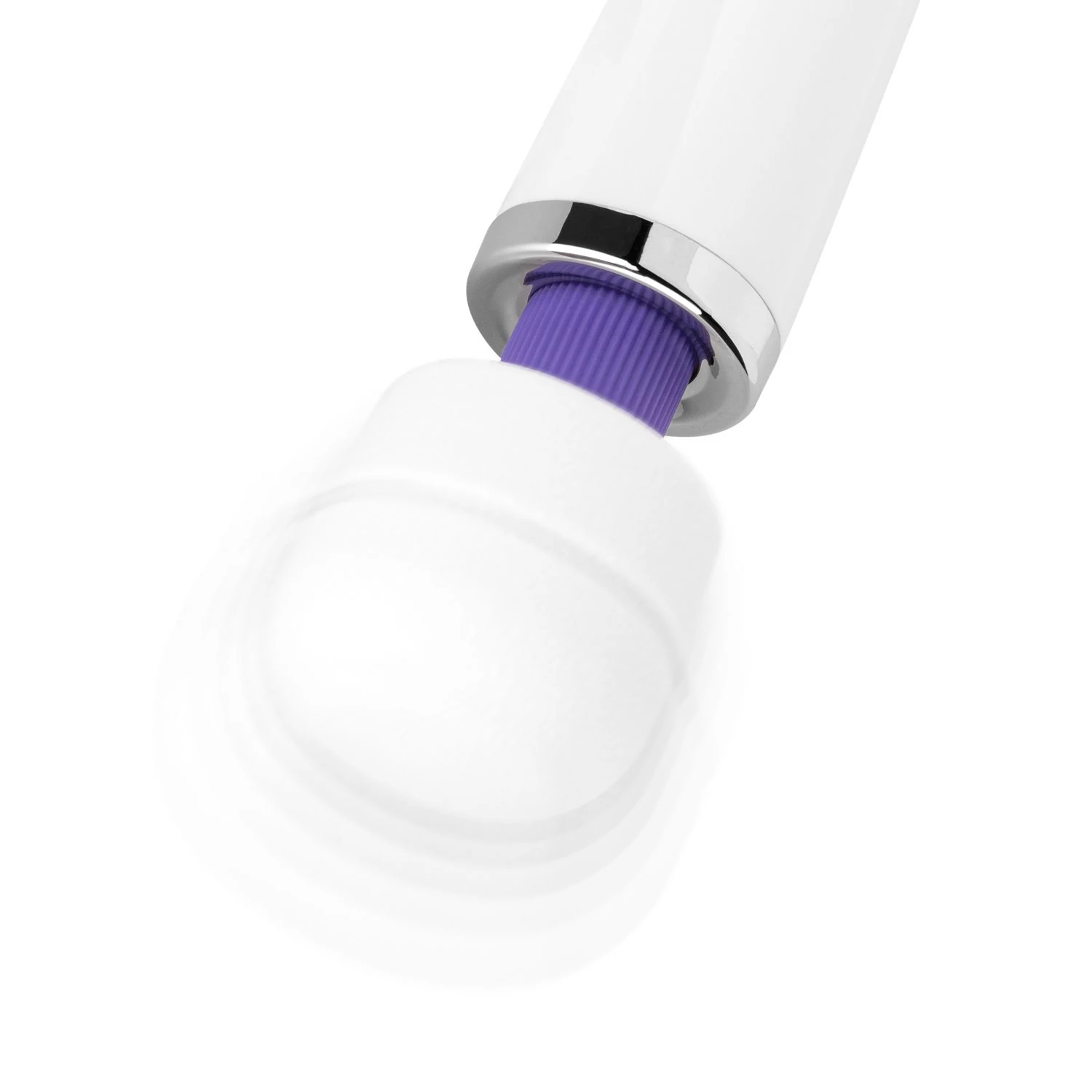 Wand-Vibrator lila mit Druckknöpfen im Griff