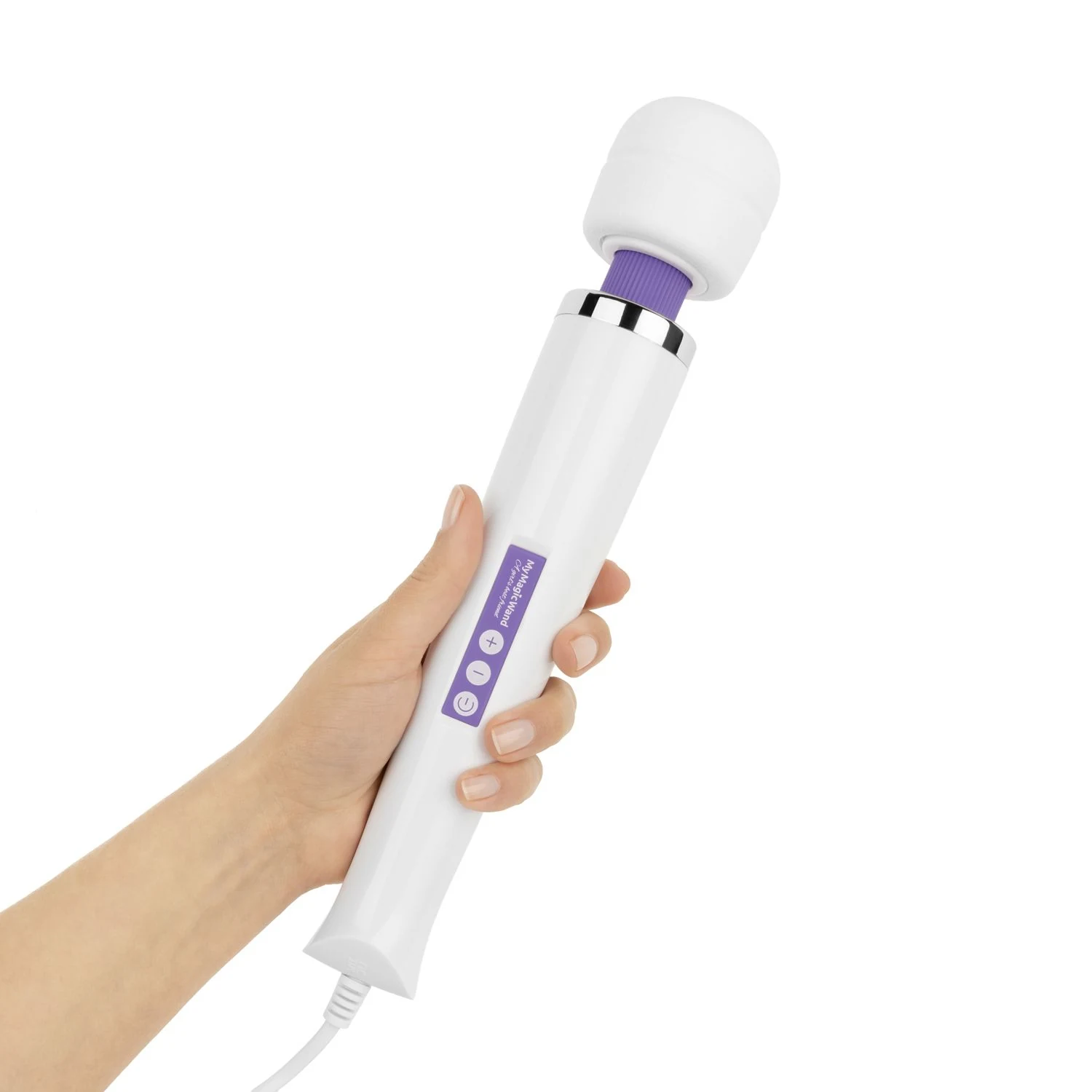 MyMagicWand lila mit weichem Silikon-Aufsatz