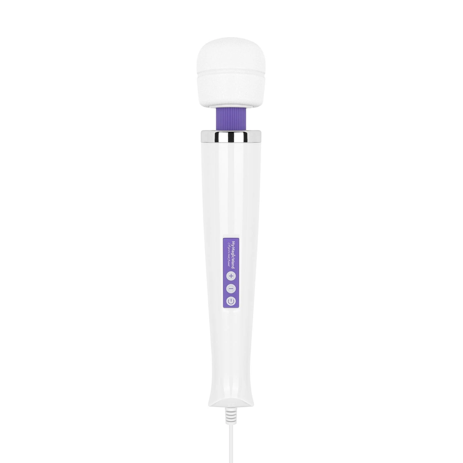 Lila MyMagicWand mit Steckerbetrieb und Griff