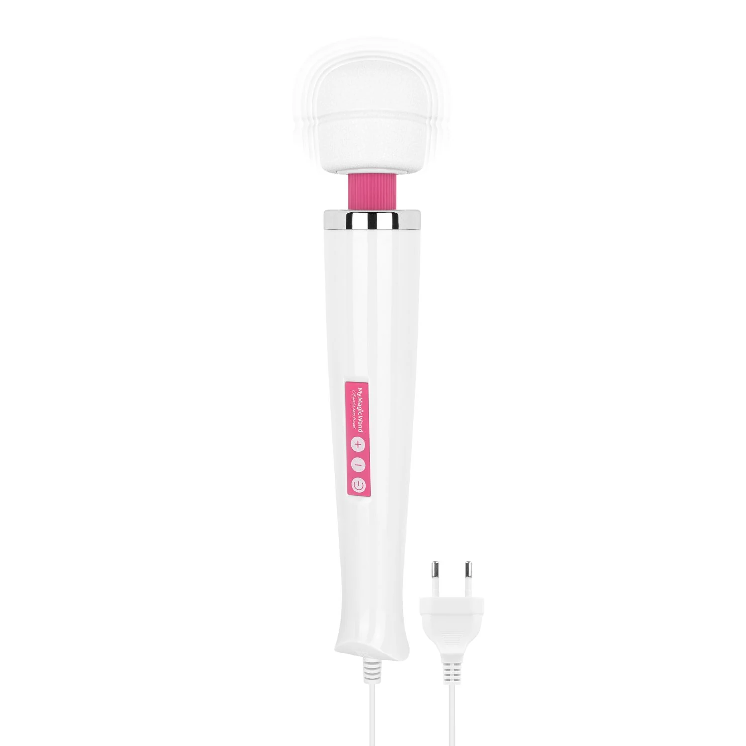 MyMagicWand Wand Vibrator Rosa mit rundem Kopf und Griff