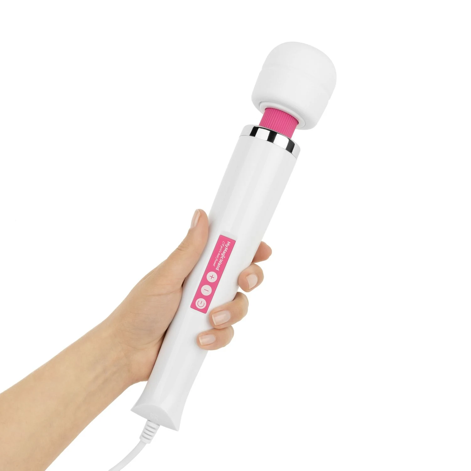 MyMagicWand Vibrator in Rosa mit Steckerbetrieb