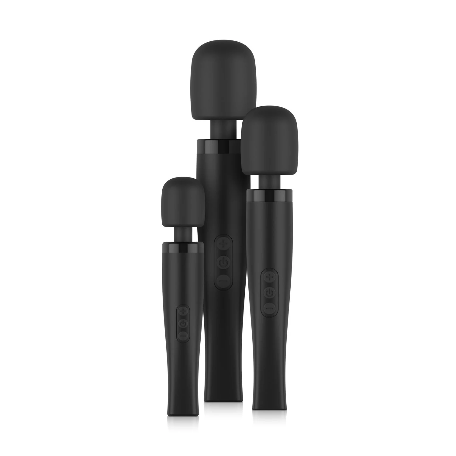 Wiederaufladbarer MyMagicWand Vibrator Small Schwarz für gezielte Stimulation