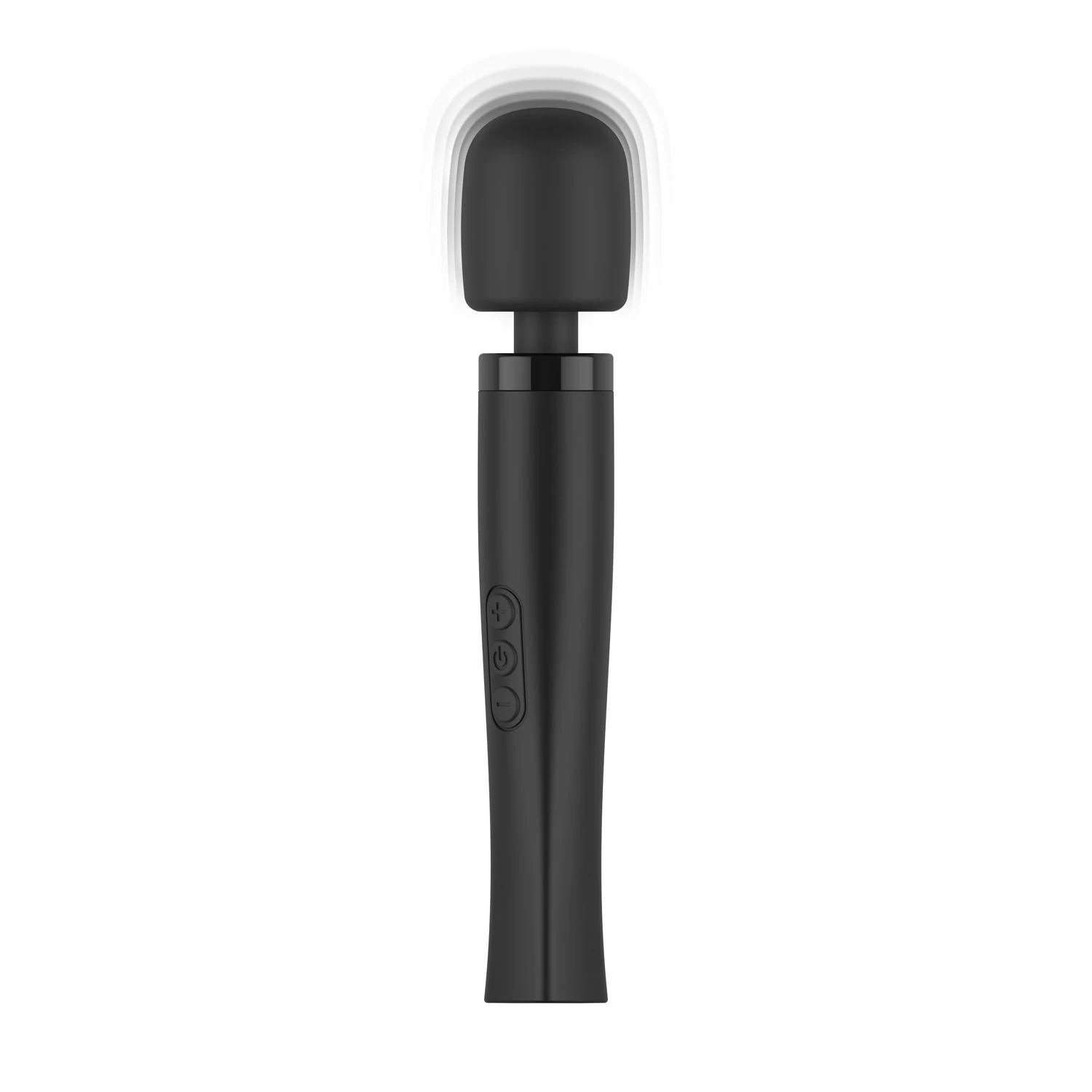 Wandvibrator Medium Schwarz mit Druckknopf-Bedienung von MyMagicWand