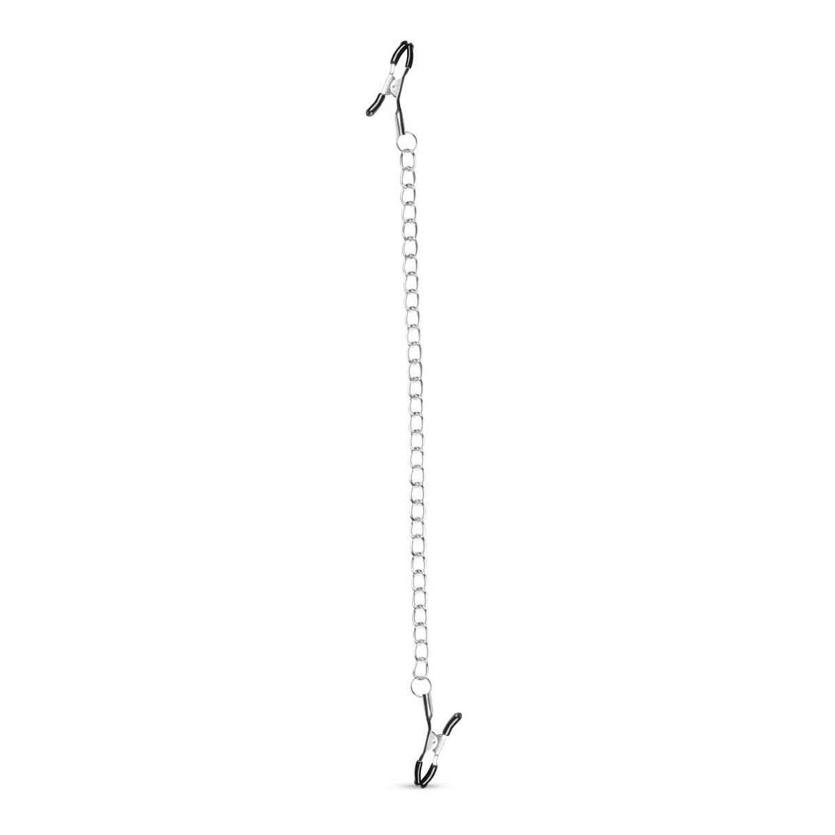 Toys Fetish Nippelklemmen mit Schutzkappen und Metallkette